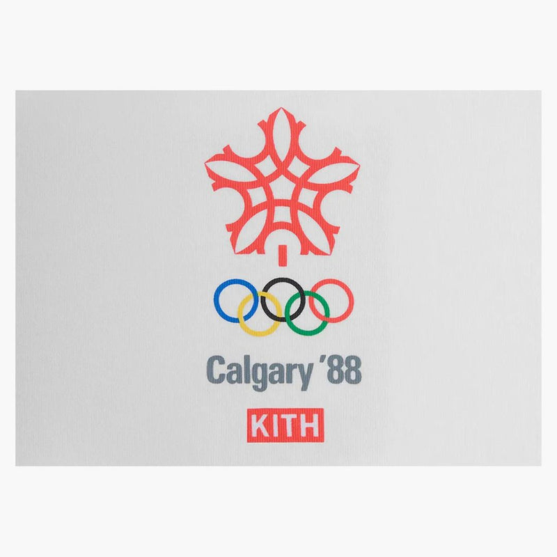 Kith Olympics Heritage Calgary 1988 Vintage Tee White