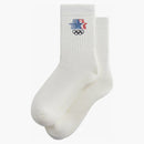 Kith Olympics Heritage Los Angeles Mid Crew Sock Silk