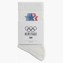 Kith Olympics Heritage Los Angeles Mid Crew Sock Silk