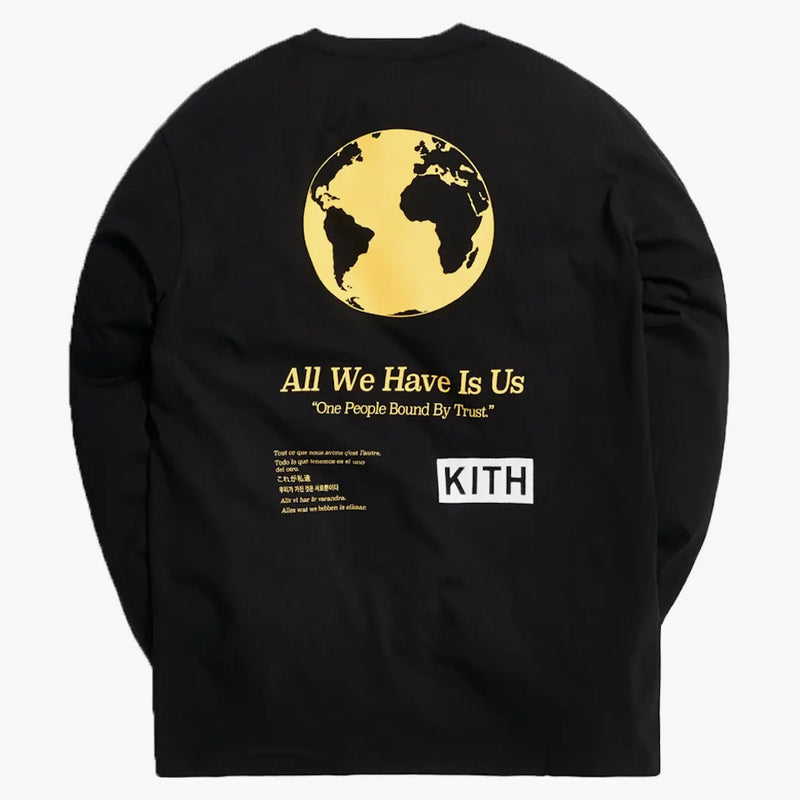 Kith One World L/s Tee Black