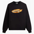 Kith Orbit Flame Vintage Nelson Crewneck Black