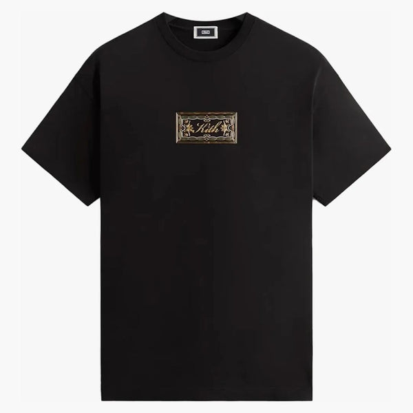 Kith Ornamental Script Tee Black