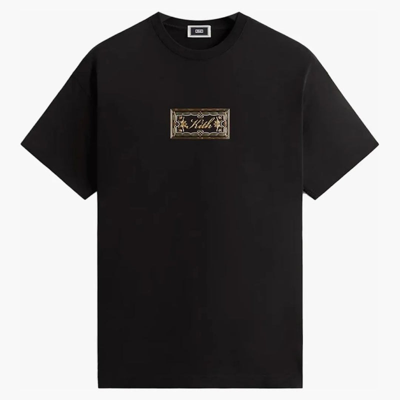 Kith Ornamental Script Tee Black