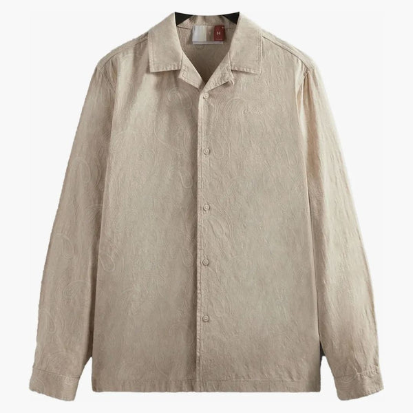 Kith Paisley Jacquard Thompson Camp Collar Shirt Veil