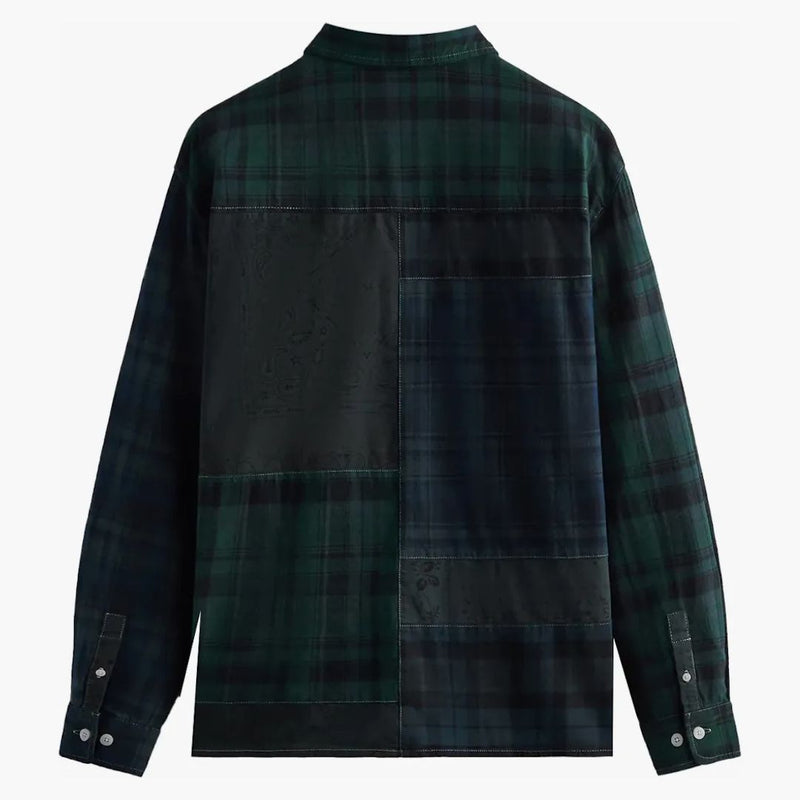 Kith Patchwork Berkeley Buttondown Shirt Conifer