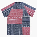 Kith Patchwork Howard Tee Red/navy Multi