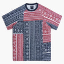 Kith Patchwork Howard Tee Red/navy Multi