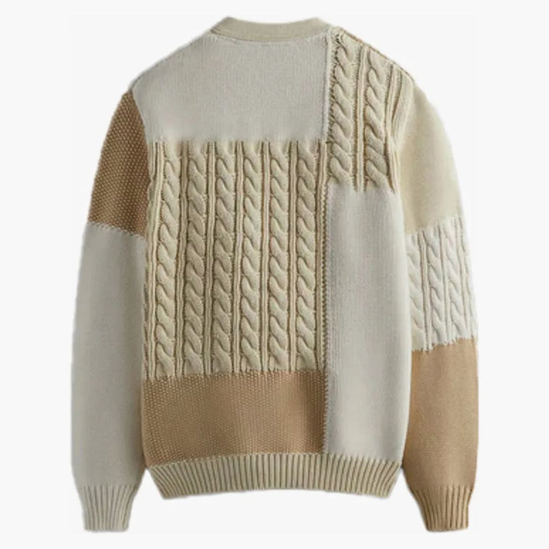 Kith Patchwork Knit Cardigan Durum
