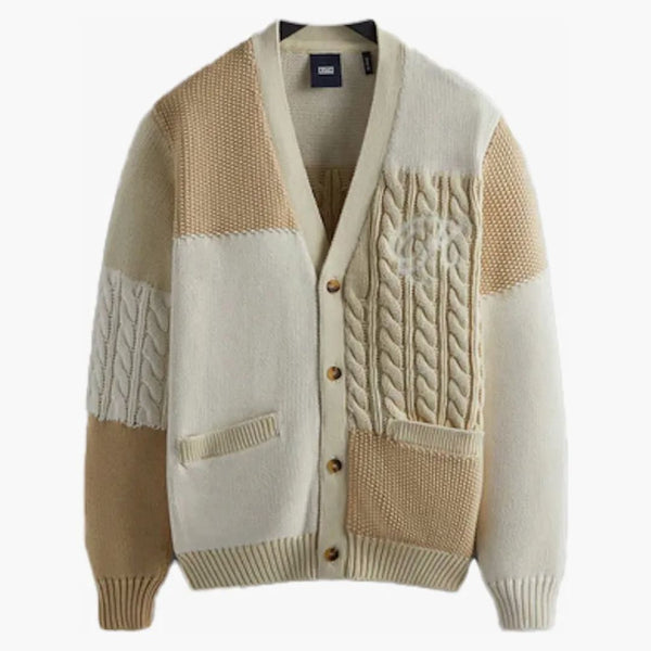 Kith Patchwork Knit Cardigan Durum