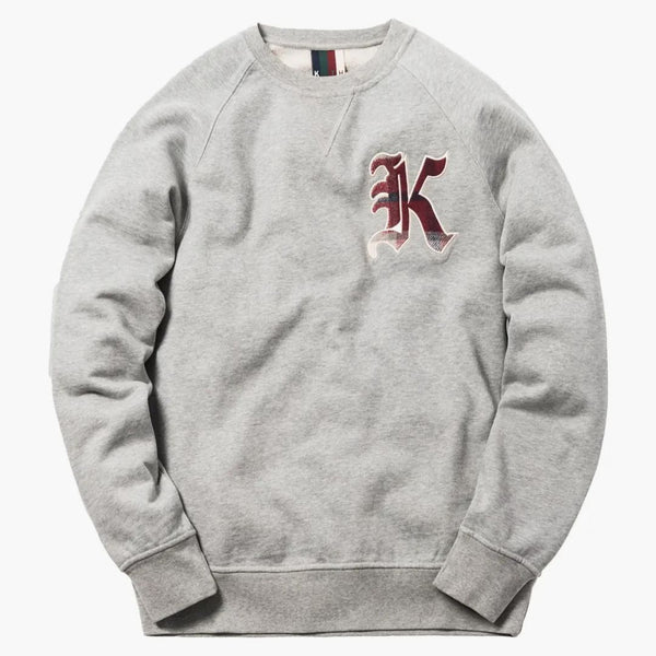 Kith Patchwork Williams Crewneck Heather Grey