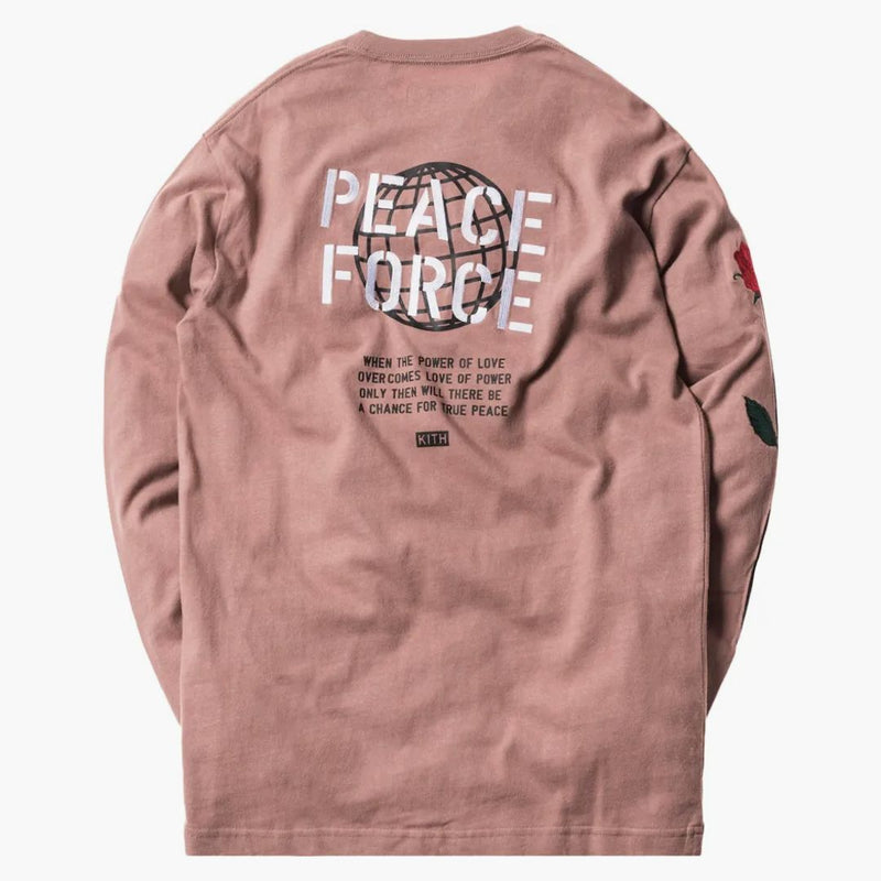 Kith Peace Force L/s Tee Mauve