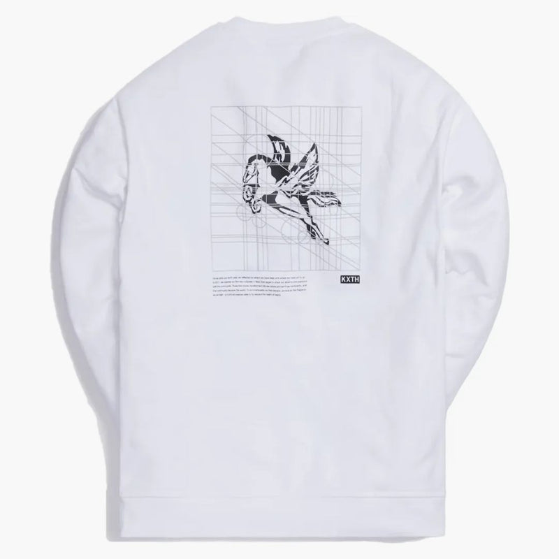 Kith Pegasus Decoded Crewneck White