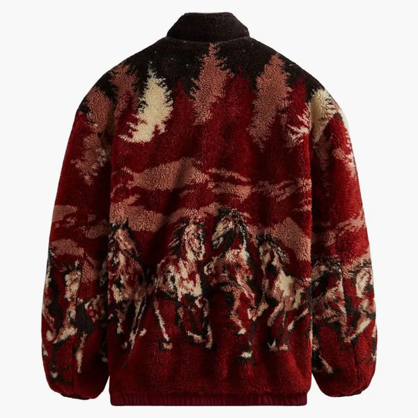 Kith Pinehurst Horses Sherpa Full Zip Allure