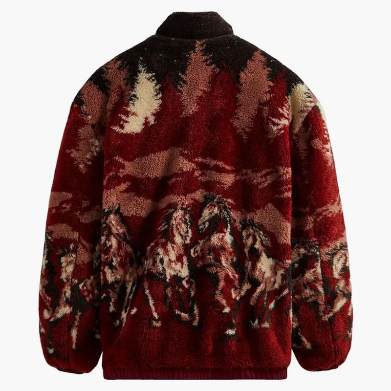 Kith Pinehurst Horses Sherpa Full Zip Allure