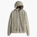 Kith Pinstripe Williams V Full Zip Hoodie Waffle