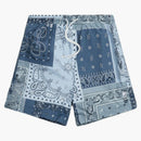 Kith Printed Active Swim Shorts Indigo Blue
