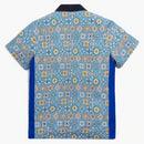 Kith Printed Camp Collar Shirt Blue/multi