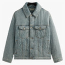 Kith Puffed Jase Paisley Denim Jacket Light Indigo