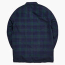 Kith Quarter Zip Collared Shirt Navy/red