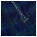 Kith Quarter Zip Collared Shirt Navy/red