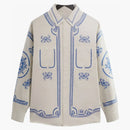 Kith Raw Hem Denim Apollo Shirt Sandrift