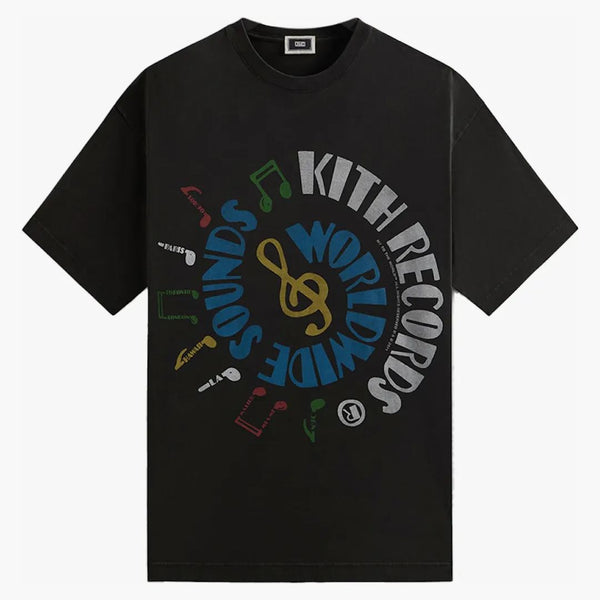 Kith Records Vintage Tee Black