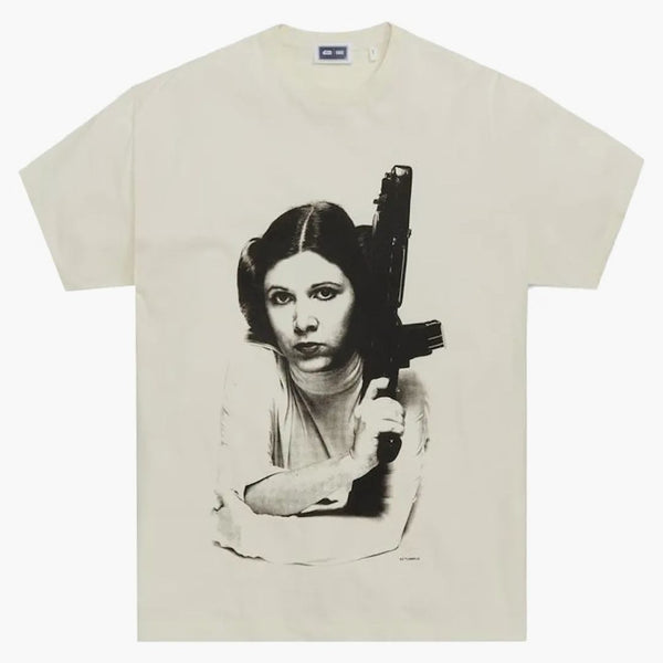 Kith X Star Wars Leia Vintage Tee Sandrift