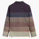 Kith Striped Poplin Carmine Coaches Jacket Battleship