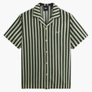 Kith Striped Thompson Camp Collar Shirt Agate