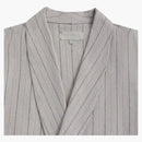 Kith Striped Twill Thompson Crossover Shirt Light Heather Grey