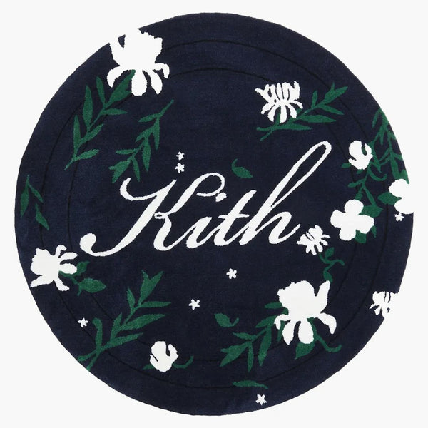 Kith Summer Floral Script Rug Nocturnal