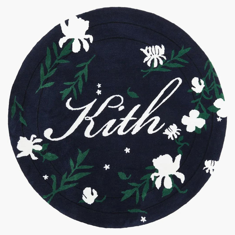 Kith Summer Floral Script Rug Nocturnal