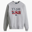 Kith Team Usa Crewneck Light Heather Grey