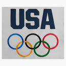 Kith Team Usa Faille Jersey Warmup Shirt White