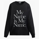 Kith The Wire My Name Is My Name Vintage L/s Tee Black