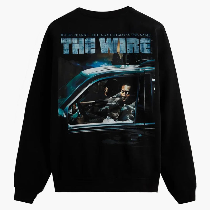 Kith The Wire Rules Change Vintage Crewneck Black