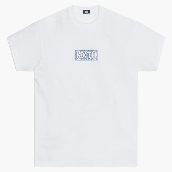 Kith Tile Classic Logo Tee Blue