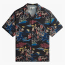 Kith Tokyo Thompson Camp Collar Shirt Black