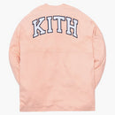 Kith Track Paneled L/s Tee Pink