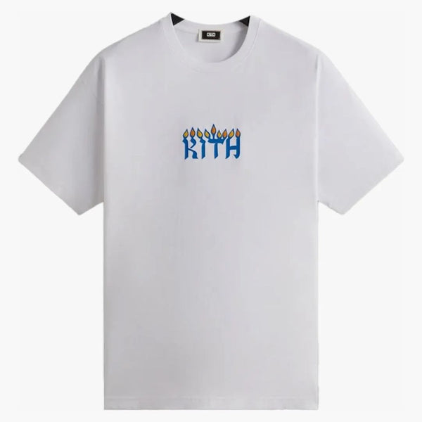 Kith Treats Hanukkah Menorah Tee White