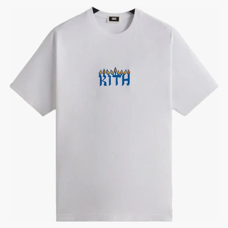 Kith Treats Hanukkah Menorah Tee White