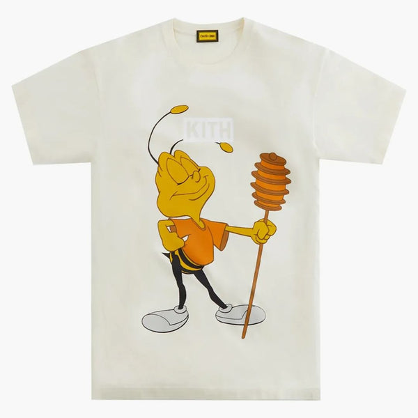Kith Treats Honey Nut Cheerios Buzz Bee Vintage Tee Sandrift