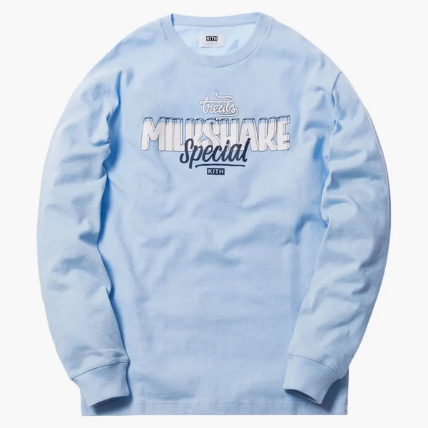 Kith Treats Milkshake Special Ls Tee Baby Blue