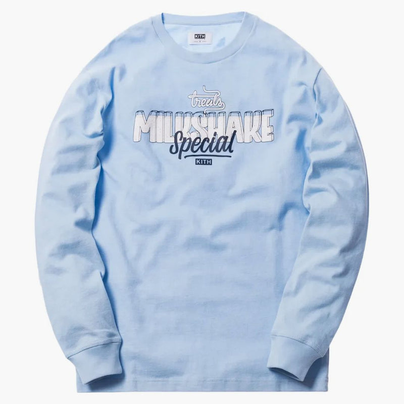 Kith Treats Milkshake Special Ls Tee Baby Blue
