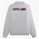 Kith Usa Basketball Nelson Collared Pullover White