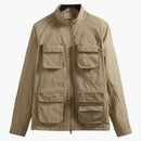 Kith Washed Cotton Zip Front Wolcott Shirt Canvas