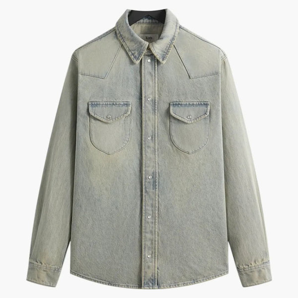Kith Webster Denim Shirt Keaton Wash