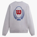 Kith Wilson Crest Crewneck Light Heather Grey