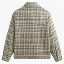 Kith Windowpane Tweed Boxy Collared Overshirt Atrium
