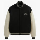 Kith Wyona Full Zip Varsity Sweater Black